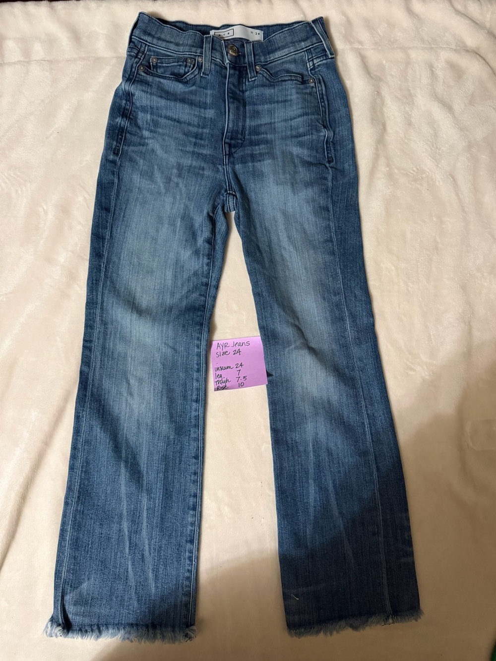 AYR The Pop Jeans in Bomba Wash